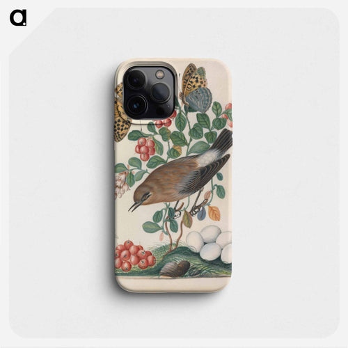 Northern Wheatear and Fritillary
 - ジェームズ ボルトン Phone Case.