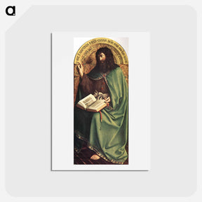 アートポストカード-The Ghent Altar (detail) - ヤン ファン エイク Postcard.