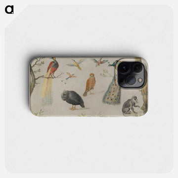 Study of Birds and Monkey
 - ヤン ファン ケッセル Phone Case.