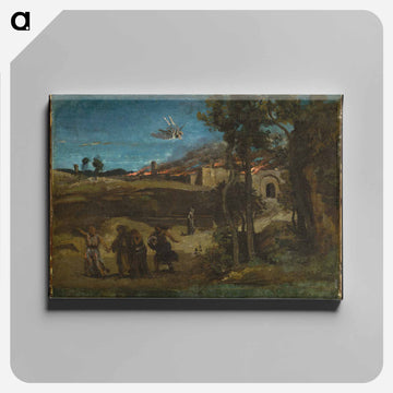 The Destruction of Sodom Study
 - ジャン バティスト カミーユ コロー Canvas.