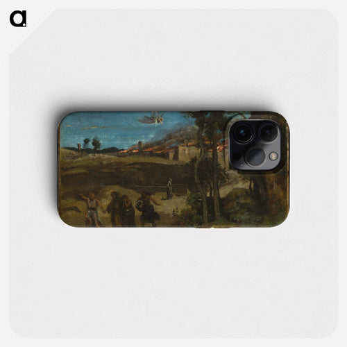 The Destruction of Sodom Study
 - ジャン バティスト カミーユ コロー Phone Case.