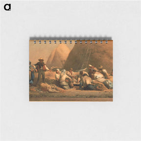 アートメモ帳-Harvesters Resting - ジャン フランソワ ミレー Memo.