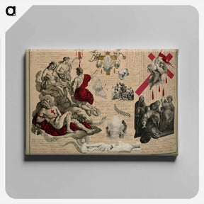アートパネル-Victorian Blood Book
 - ジョン ビングリー ガーランド Canvas.