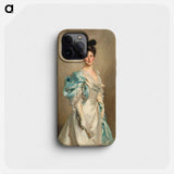 Mary Crowninshield Endicott Chamberlain (Mrs. Joseph Chamberlain) - ジョン シンガー サージェント Phone Case.