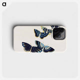 Vintage butterfly - Kamisaka Yukika Phone Case.