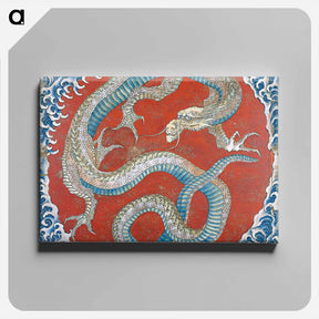 アートパネル-Dragon - 葛飾 北斎 Canvas.