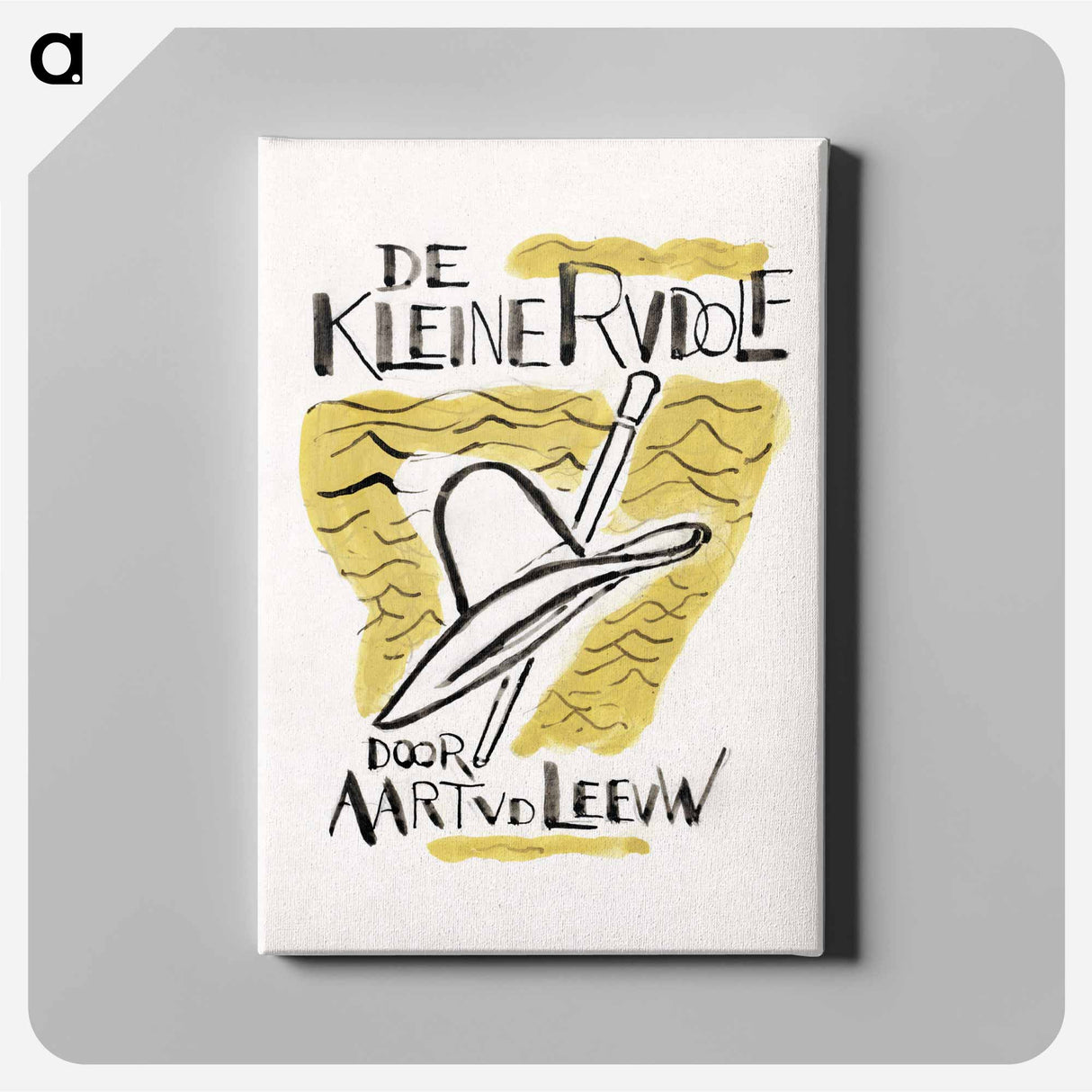 Ontwerp voor boekband van De Kleine Rudolf - レオ ゲステル Canvas.