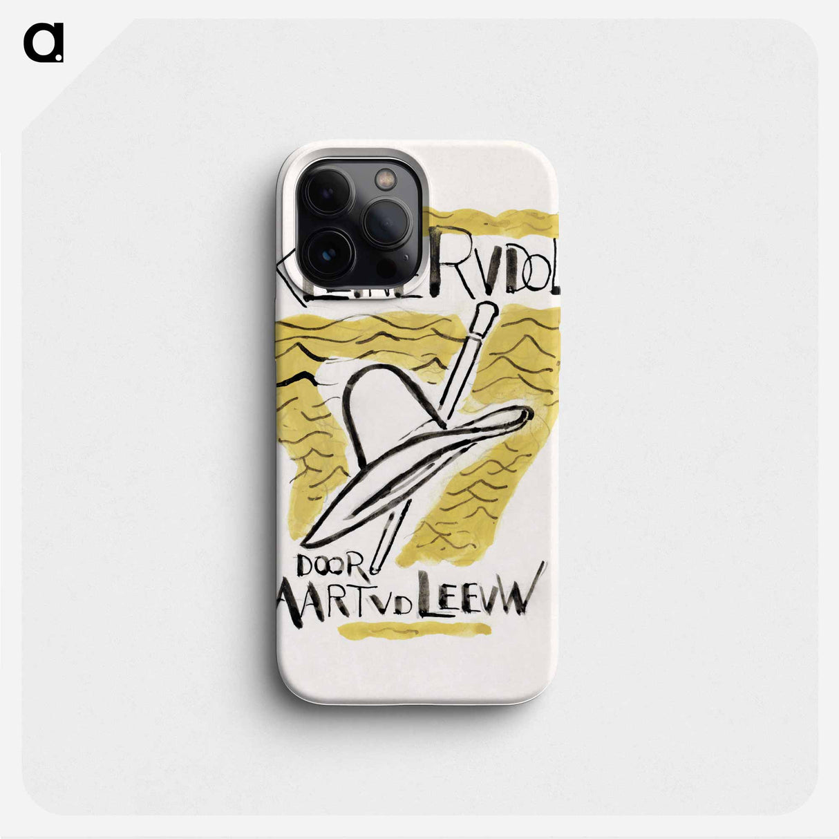 Ontwerp voor boekband van De Kleine Rudolf - Leo Gestel Phone Case.