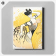 アートパネル-Louise Balthy at the Folies-Bergères - レオネット カピエッロ Canvas.