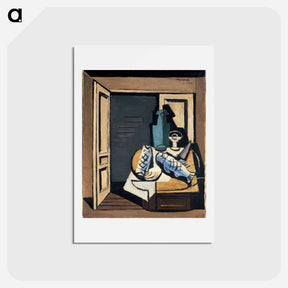 アートポストカード-The Open Door - ルイ マルクーシ Postcard.