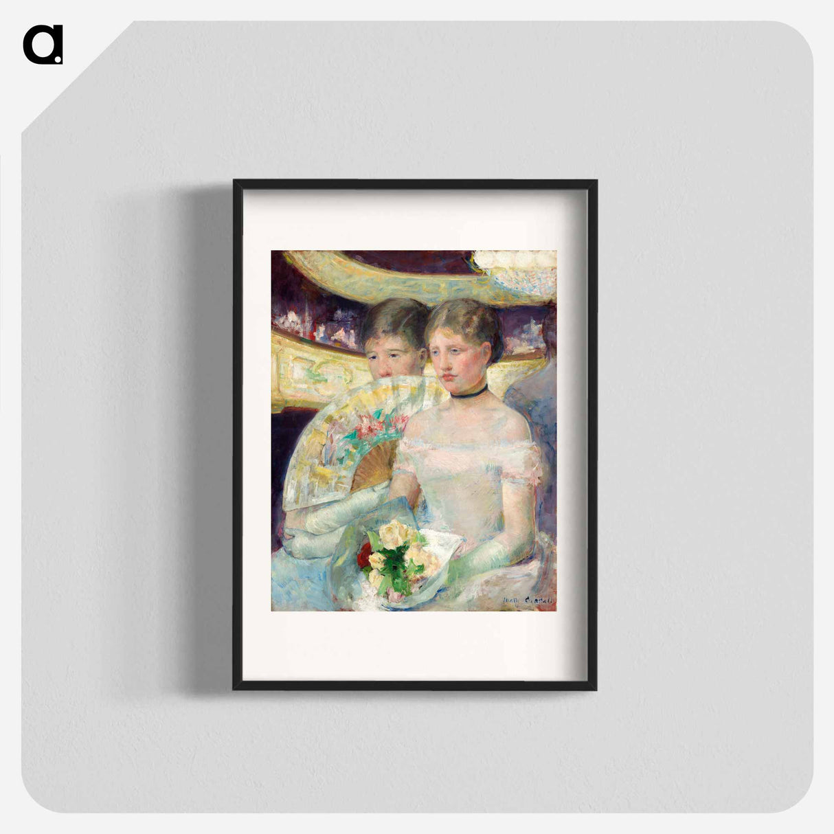 The Loge - Mary Cassatt Poster.