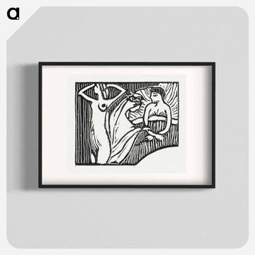 Illustration for poem from Paul Verlaine's collection of poetry Sagesse - Maurice Denis Poster.