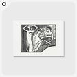 アートポストカード-Illustration for poem from Paul Verlaine's collection of poetry Sagesse - モーリス ドニ Postcard.