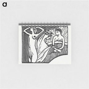 アートメモ帳-Illustration for poem from Paul Verlaine's collection of poetry Sagesse - モーリス ドニ Memo.