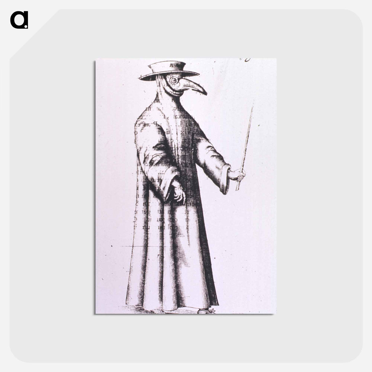 アートポストカード-Plague Doctor
 - 国立医学図書館 Postcard.