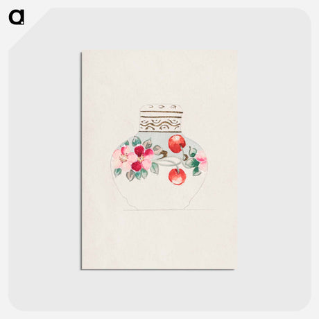 アートポストカード-Lidded Jar Design
 - ノリタケ工場 Postcard.