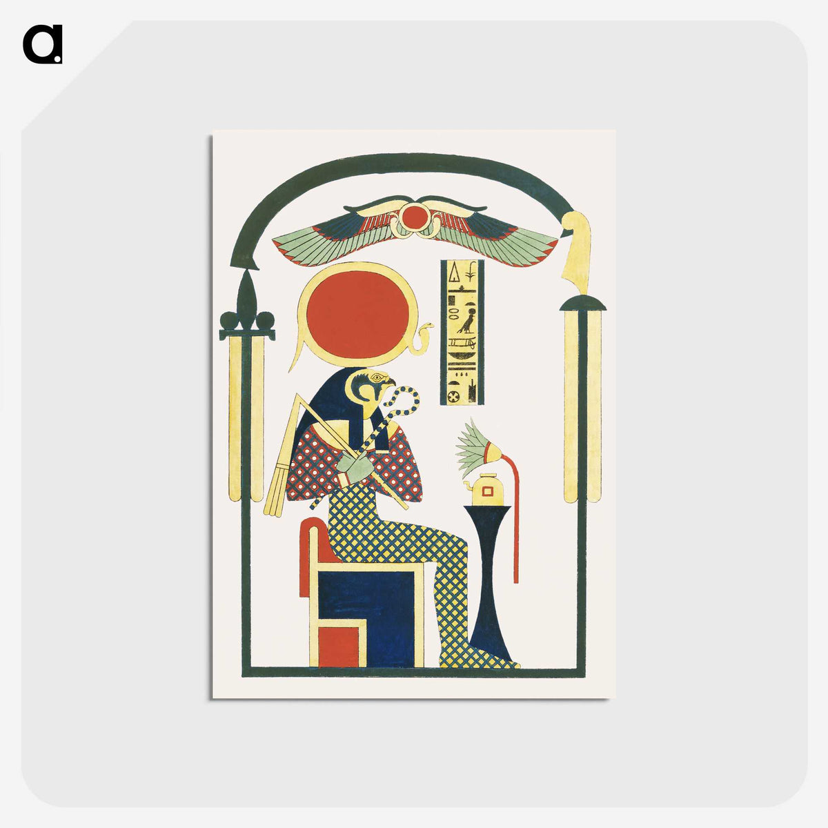 1-25_Pantheon-Egyptien_postcard