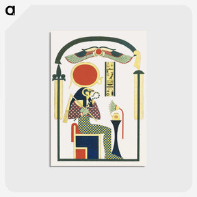 1-25_Pantheon-Egyptien_postcard