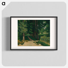 アートポスター-The Avenue at the Jas de Bouffan - ポール セザンヌ Poster.