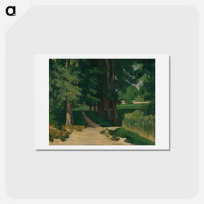 アートポストカード-The Avenue at the Jas de Bouffan - ポール セザンヌ Postcard.