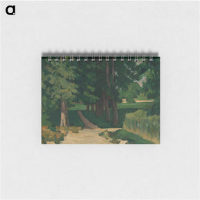 アートメモ帳-The Avenue at the Jas de Bouffan - ポール セザンヌ Memo.