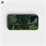 The Avenue at the Jas de Bouffan - ポール セザンヌ Phone Case.