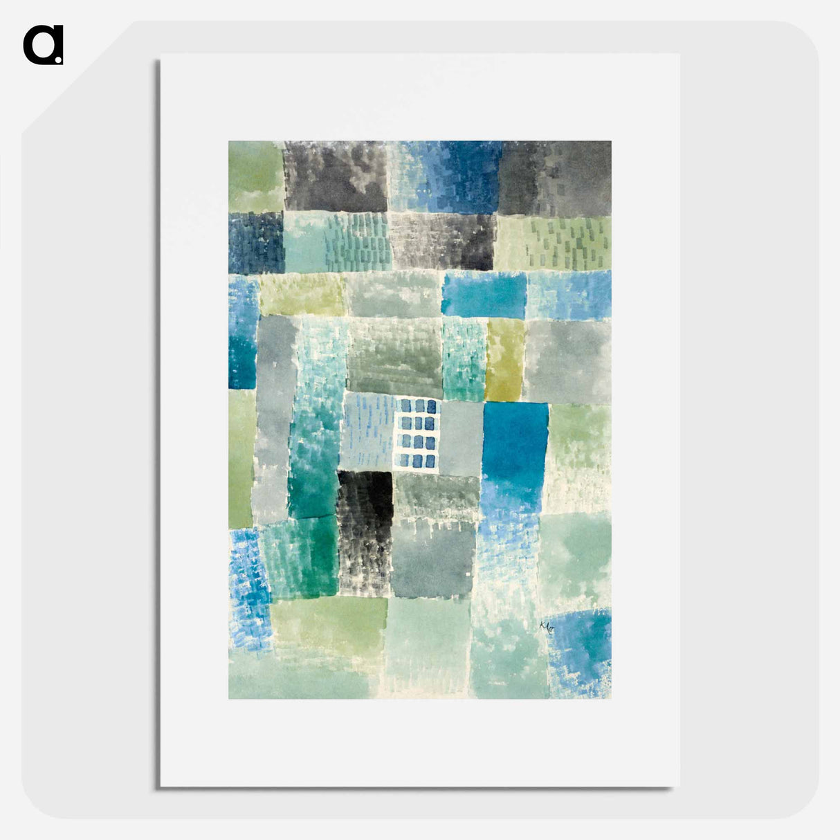 First house in a settlement
 - パウル クレー Poster.