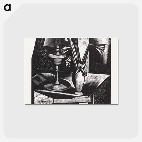 アートポストカード-Still life - ポール ナッシュ Postcard.