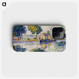 View of the Seine, Samois - ポール シニャック Phone Case.