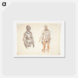 アートポストカード-Armor Studies
 - ピーター ハンセン Postcard.