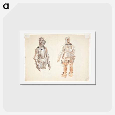 アートポストカード-Armor Studies
 - ピーター ハンセン Postcard.