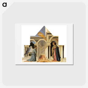 アートポストカード-The Annunciation - ピエロ デラ フランチェスカ Postcard.