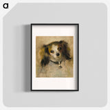 Head of a Dog - Pierre-Auguste Renoir Poster.