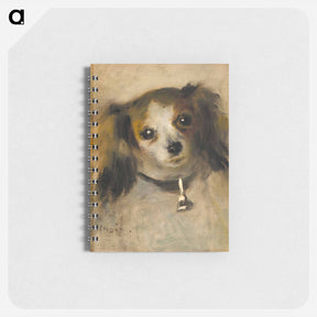 アートメモ帳-Head of a Dog - ピエール オーギュスト ルノワール Memo.