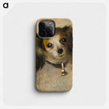 Head of a Dog - ピエール オーギュスト ルノワール Phone Case.