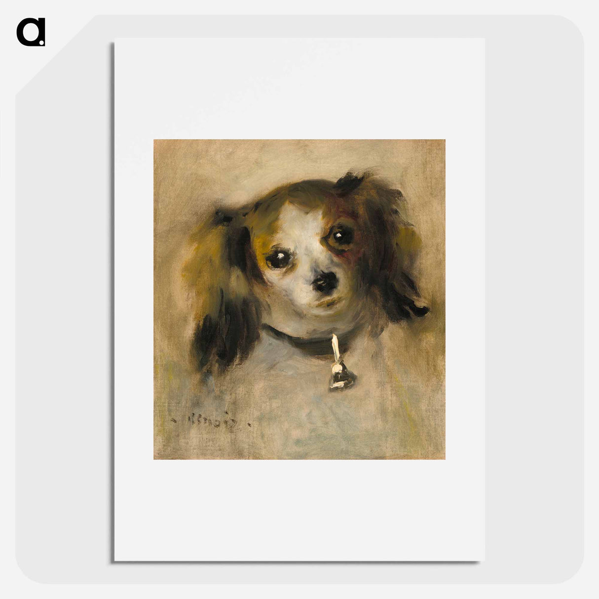 Head of a Dog - Pierre-Auguste Renoir Poster.