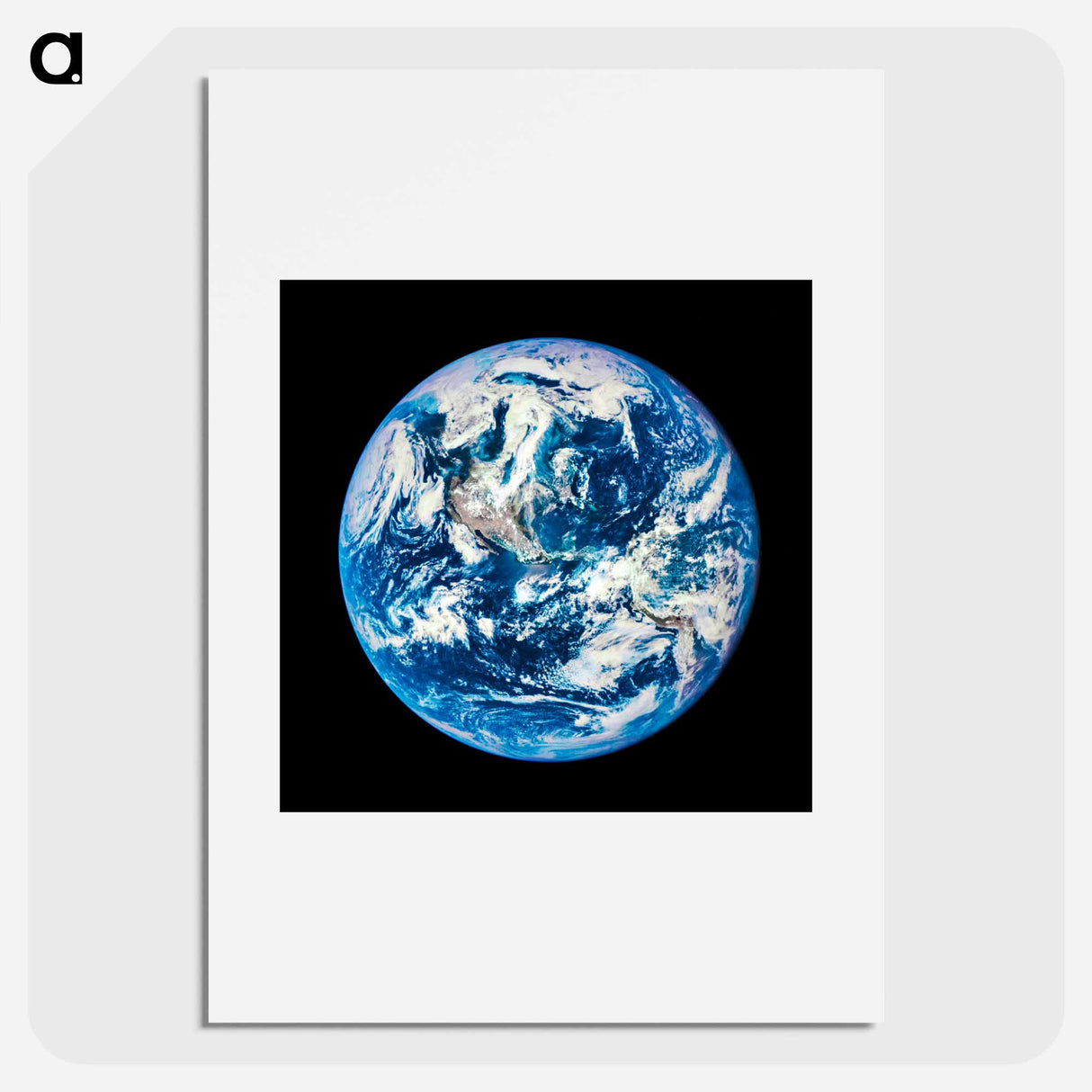 アートポスター-The Whole Earth: A Million Miles Distant
 - 地球 Poster.