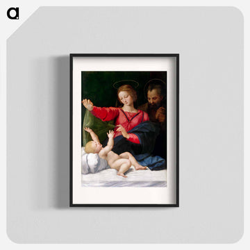 Raphael's Madonna of Loreto - ラファエロ サンティ Poster.