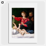 Raphael's Madonna of Loreto - ラファエロ サンティ Poster.