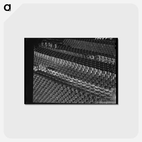 アートポストカード-Canned Salmon Stacks
 - ラッセル リー Postcard.