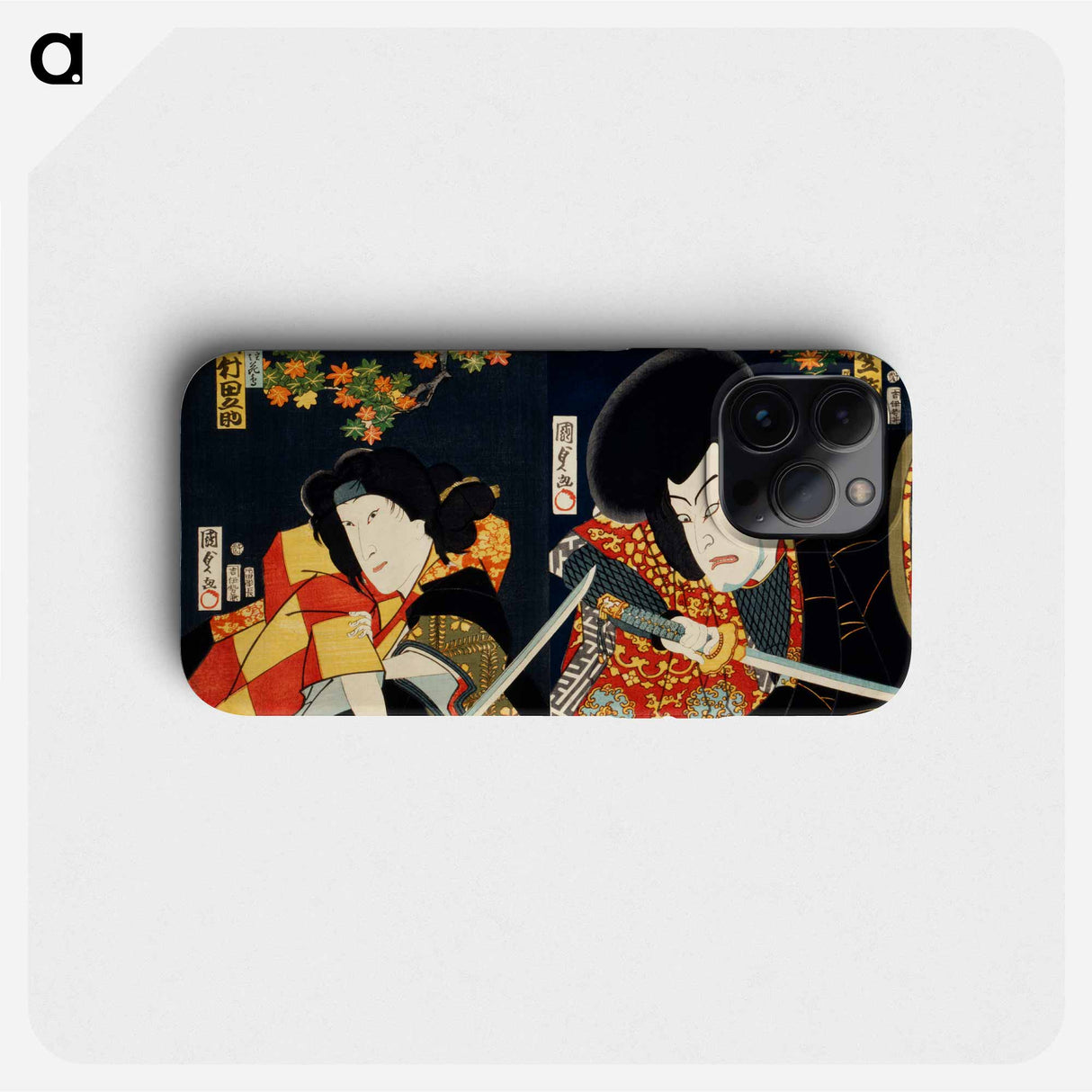 Portraits of Actors, Often Playing Roles - 豊原 国周 Phone Case.