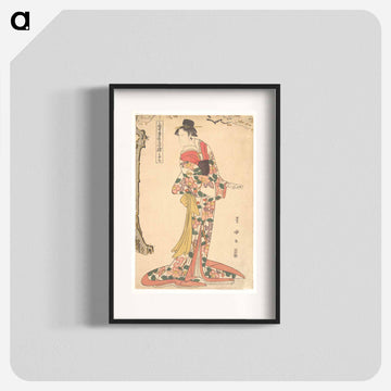 The Actor Onoe Matsusuke in the Role of Lady Iwafuji
 - 歌川 豊国 Poster.