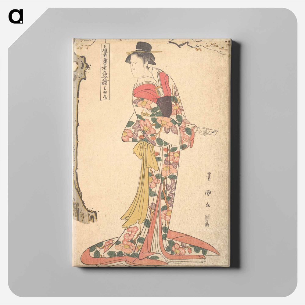The Actor Onoe Matsusuke in the Role of Lady Iwafuji
 - 歌川 豊国 Canvas.