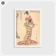 アートポストカード-The Actor Onoe Matsusuke in the Role of Lady Iwafuji
 - 歌川 豊国 Postcard.