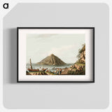 Island of Stromboli - View of the Ottoman Empire Poster.