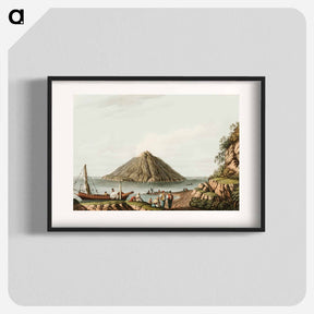 アートポスター-Island of Stromboli - オスマン帝国領内の景色 Poster.