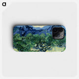 Olive Trees with the Alpilles in the Background - Vincent van Gogh Phone Case.