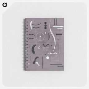 アートメモ帳-Four Parts - ワシリー カンディンスキー Memo.