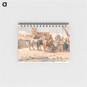 アートメモ帳-At the well outside the village - ヴィルヘルム マーストランド Memo.