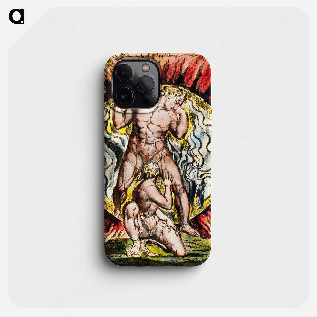 Stepping out of the Sun from Milton: a Poem, To Justify the Ways of God to Men by William Blake - ウィリアム ブレイク Phone Case.